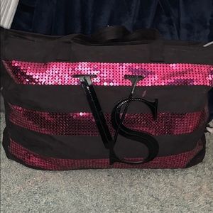 Victoria’s Secret zipper tote bag